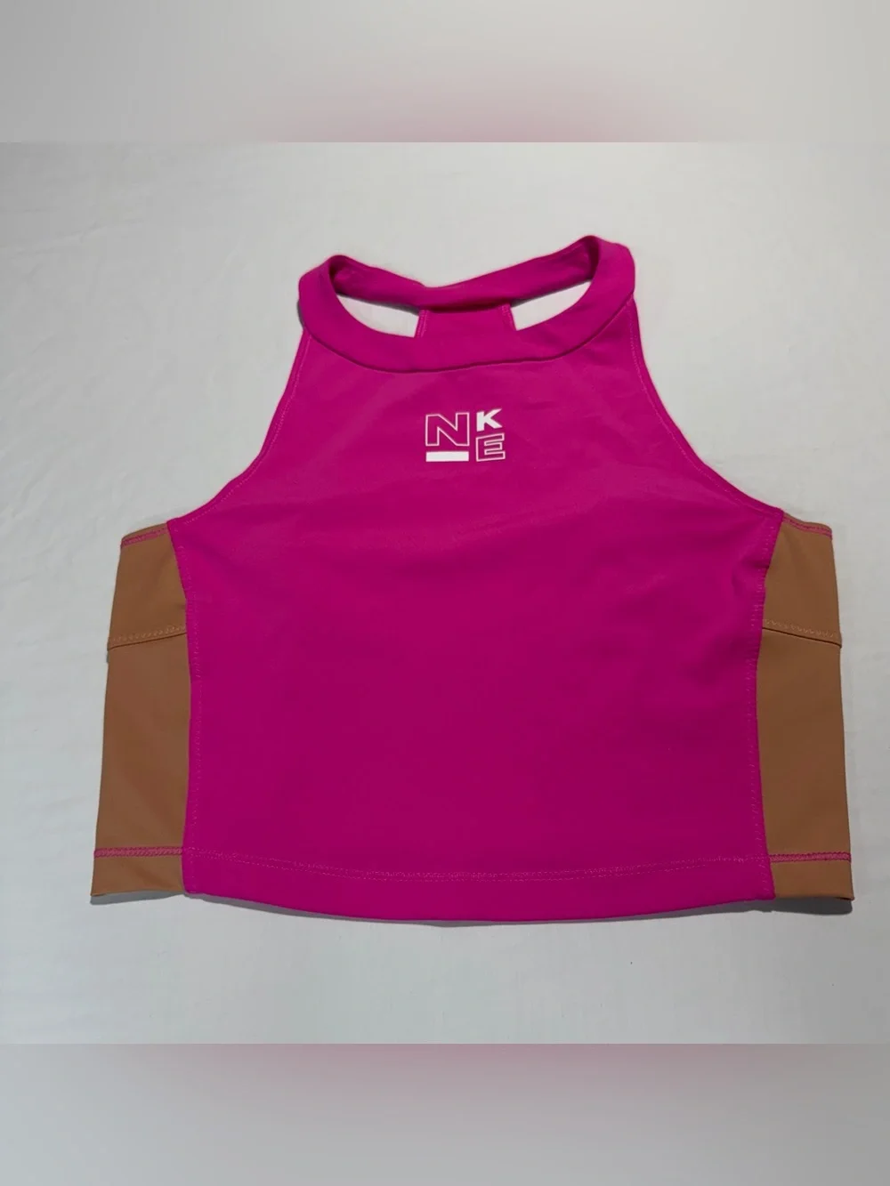 Nike Hot Pink Performance Cropped Tank
